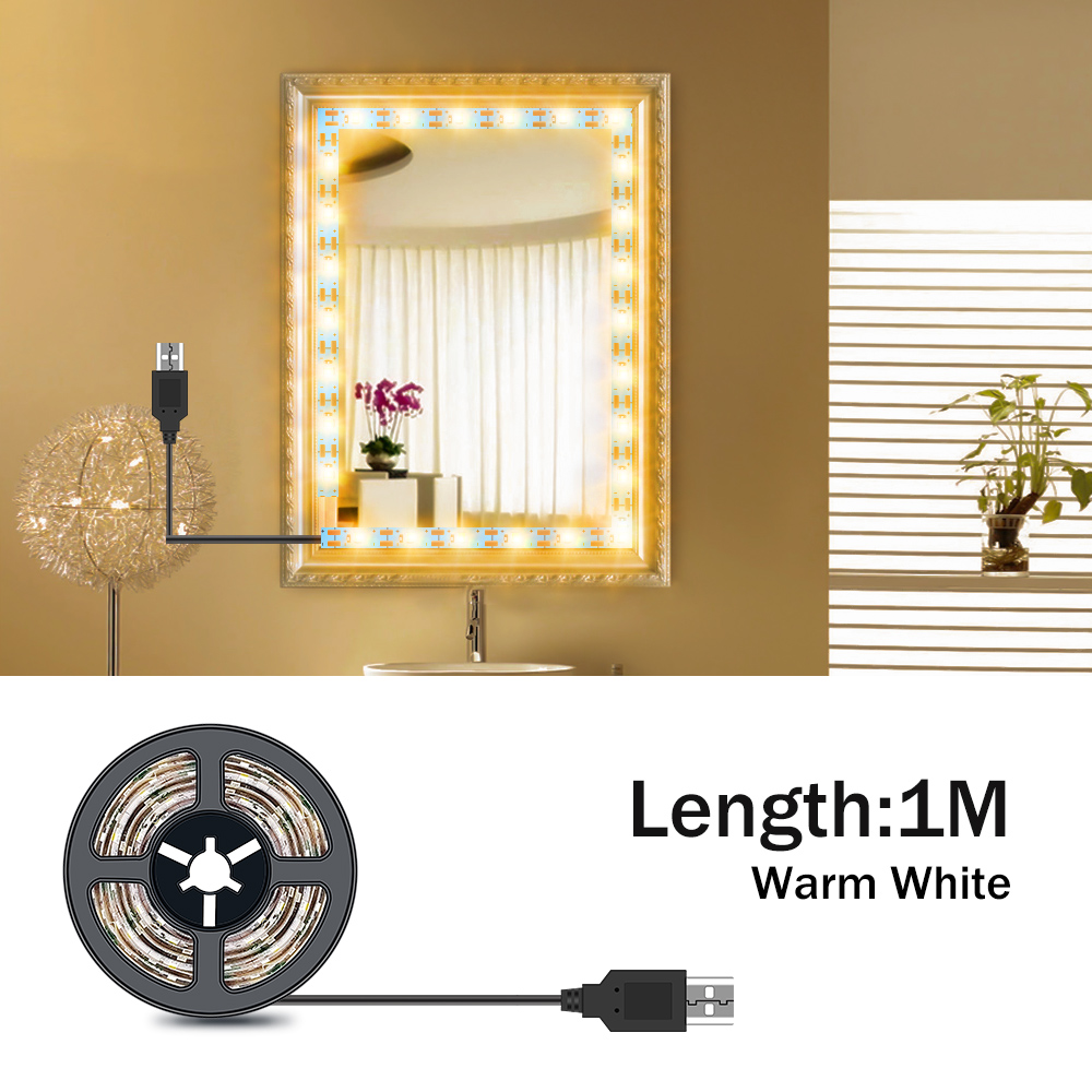 DC5V LED 메이크업 거울 라이트 스트립 USB 드 - Lighting Decor For Diwali 리뷰 및 가격