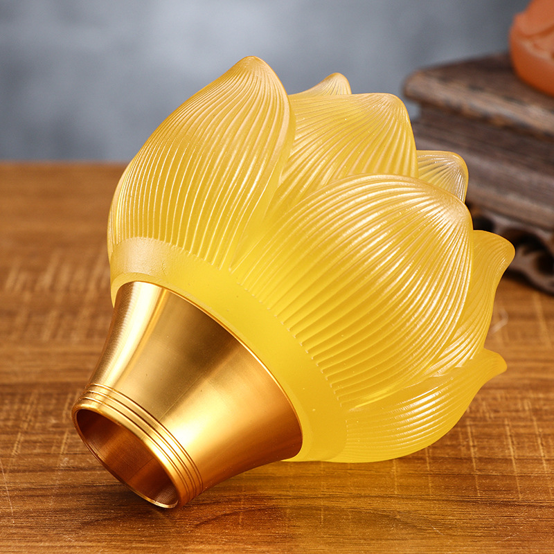 2 개/몫 도매 유리 연꽃 촛대 충전식 홈 장식 불교  - Home Decor Lighting Manufacturer 리뷰 및 가격