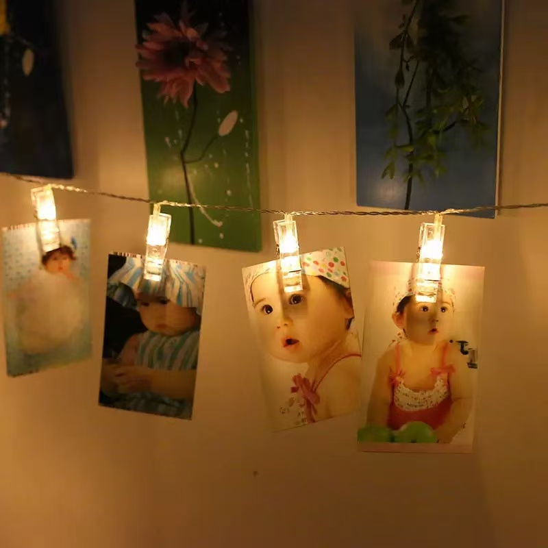 1.5-10m 사진 클립 요정 스트링 조명 카드 홀더  - Lighting Decor Photos 리뷰 및 가격