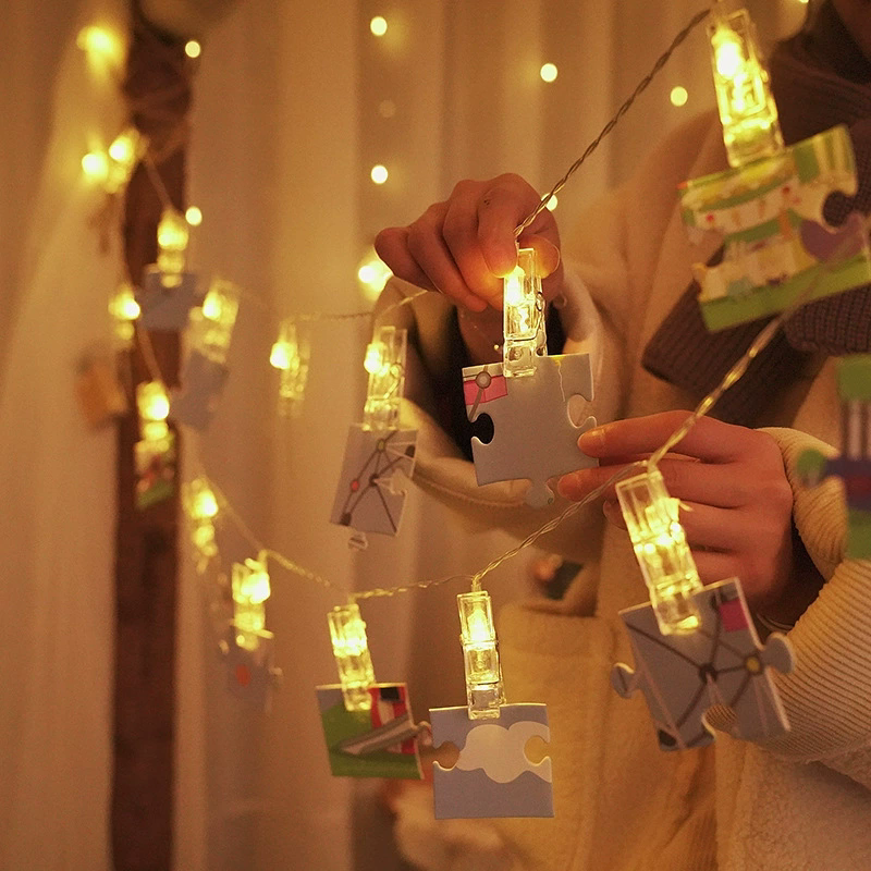 1.5-10m 사진 클립 요정 스트링 조명 카드 홀더  - Lighting Decor Photos 리뷰 및 가격