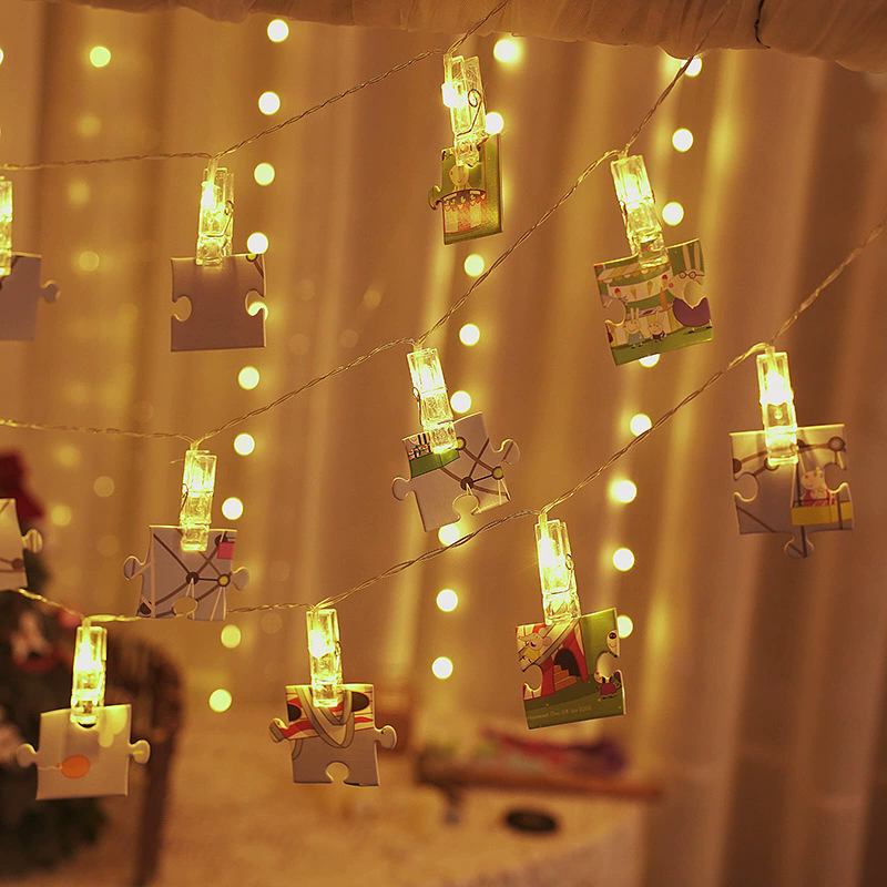 1.5-10m 사진 클립 요정 스트링 조명 카드 홀더  - Lighting Decor Photos 리뷰 및 가격