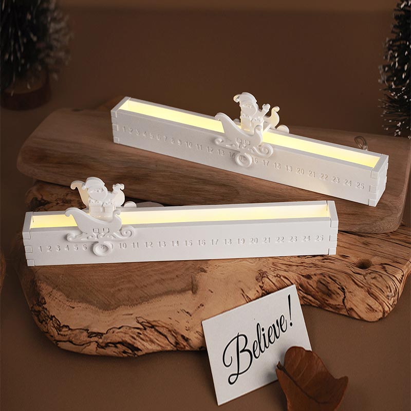 크리스마스 카운트다운 실리콘 금형 DIY 직사각형 디지 - Home Decor Lighting Brands 리뷰 및 가격