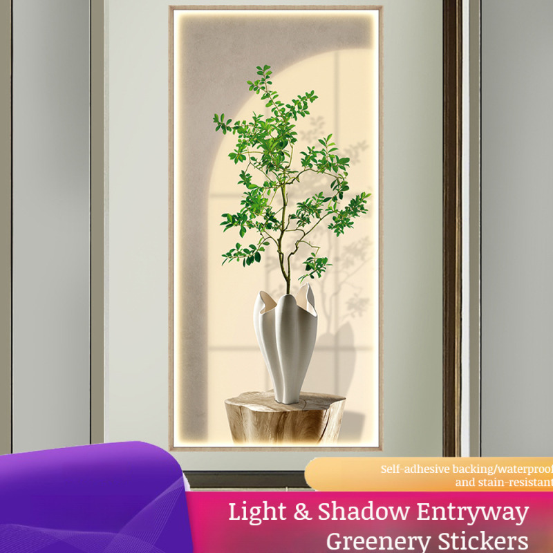 빛과 그림자 현관 장식 벽화 현대 그림 거실 홈 장식  - Home Decor Lighting Brands 리뷰 및 가격