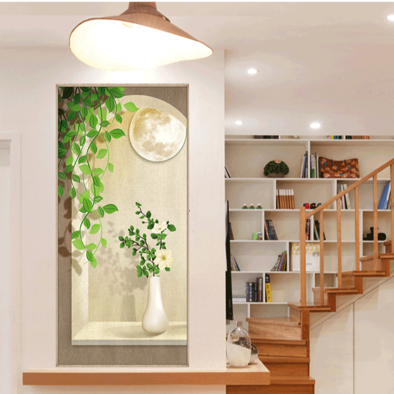 빛과 그림자 현관 장식 벽화 현대 그림 거실 홈 장식  - Home Decor Lighting Brands 리뷰 및 가격