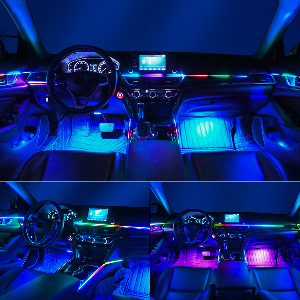 범용 Led 자동차 주변 조명 RGB 64 213 컬러 - Lighting Interior Decor 리뷰 및 가격
